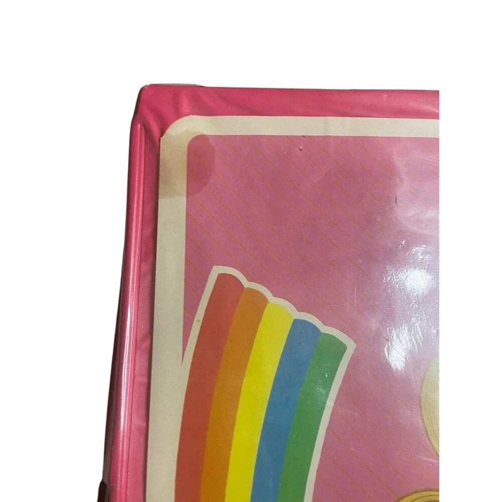 Vintage Barbie Doll Clothing Case American Beauty 1984 Pink Rainbow 80s